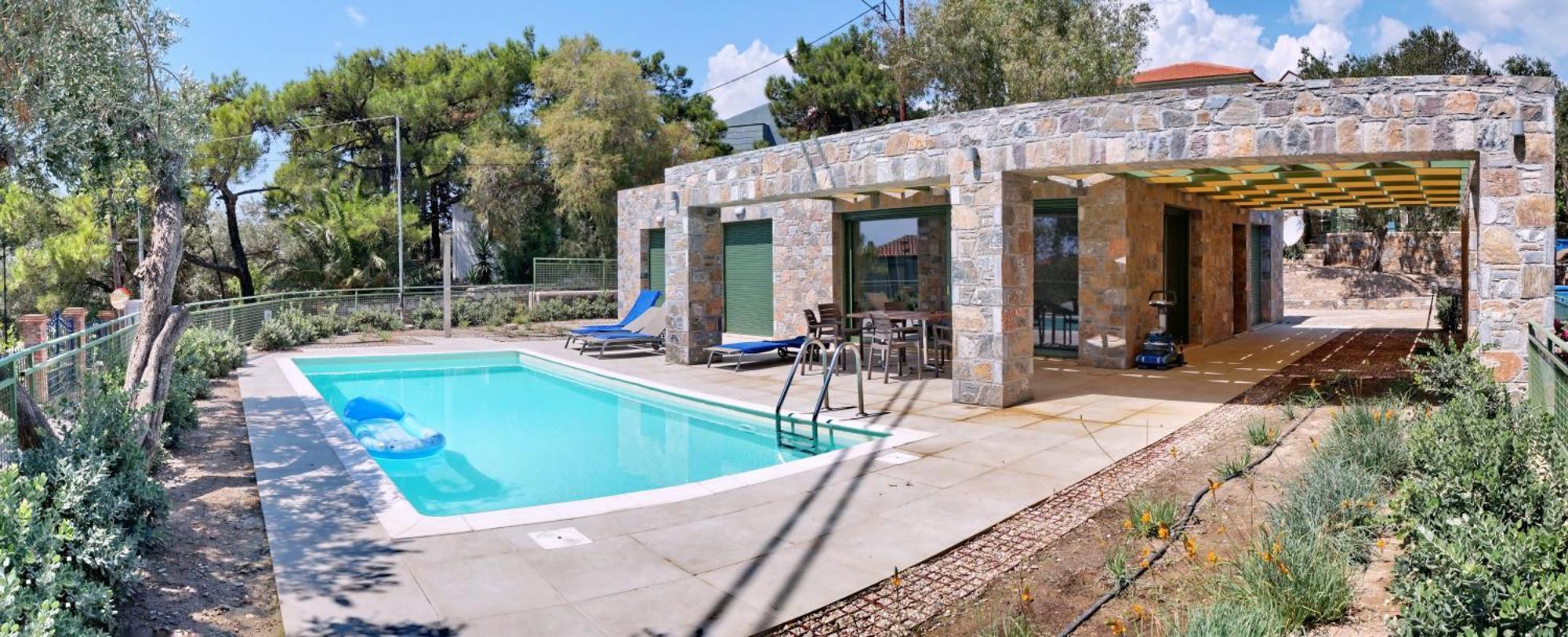 Ouzo Stone House 2 With Private Pool Villa Plomari Dış mekan fotoğraf